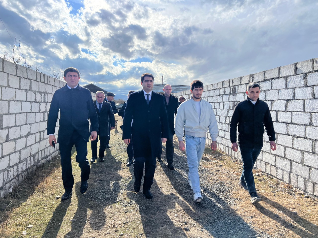 Seymur Orucov müharibə veteranının yas mərasimində iştirak edib - FOTOLAR